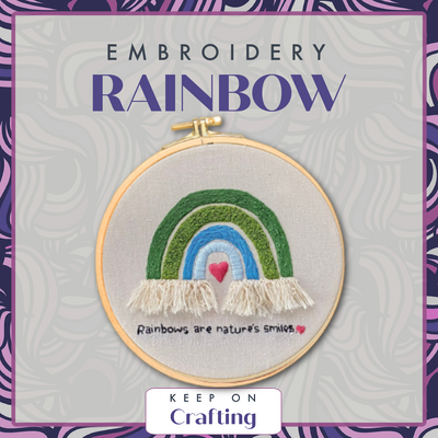 Rainbow Embroidery Class-KOC-Keep On Crafting-Acorns & Twigs