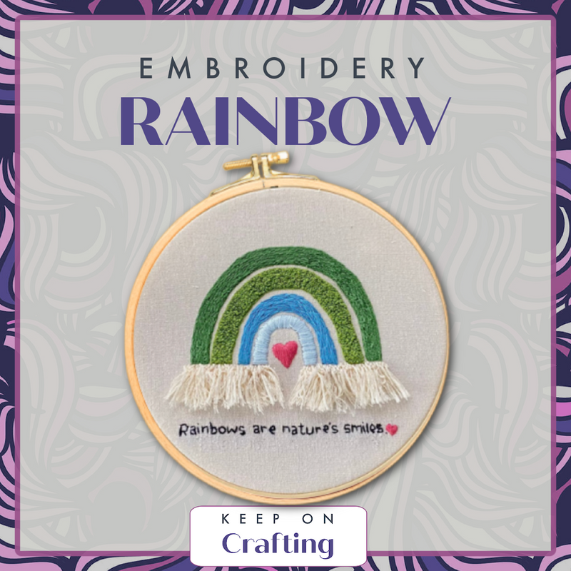 Rainbow Embroidery Class-KOC-Keep On Crafting-Acorns & Twigs
