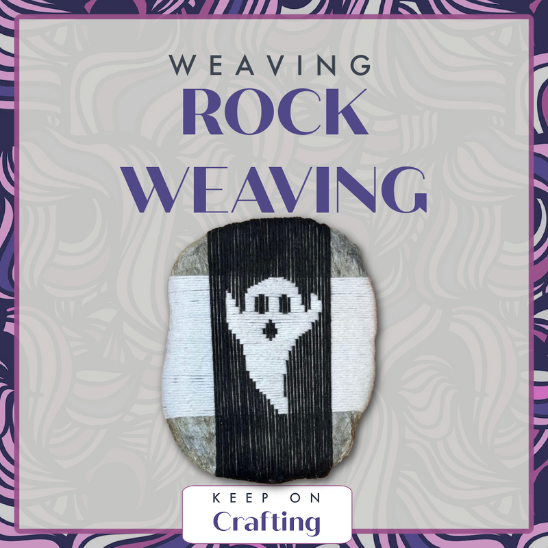 Rock Weaving Class-KOC-Keep On Crafting-Acorns & Twigs