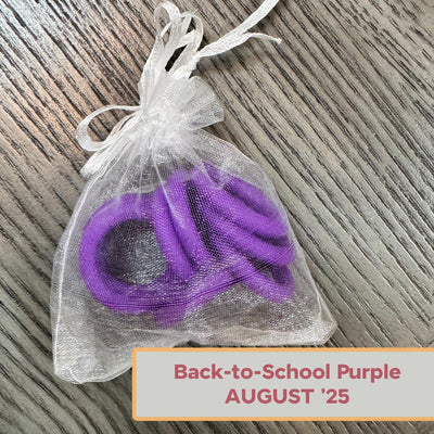 Silicone Rings - Back to School (Purple)-Silicone Ring-Keep On Looping-Acorns & Twigs