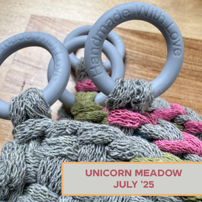 Silicone Rings - Unicorn Meadow (Light Grey)-Silicone Ring-Keep On Looping-Acorns & Twigs