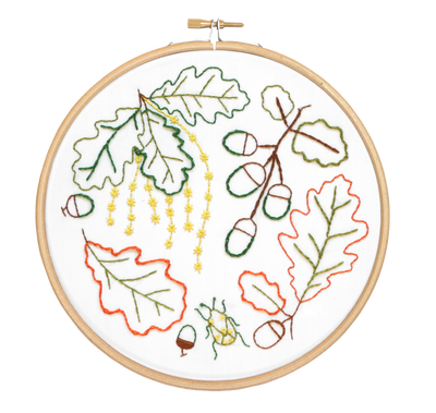 Ancient Oak Embroidery Kit-Embroidery-Hawthorn Handmade-Acorns & Twigs