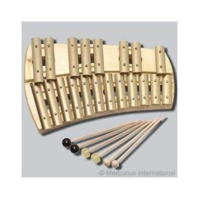 Auris Chime - Chromatic Glockenspiel - Curved - 20 Tones KKH-Chimes-Auris-Acorns & Twigs