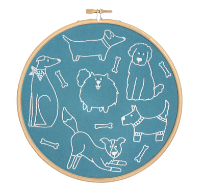 Dandy Dogs Embroidery Kit-Embroidery-Hawthorn Handmade-Acorns & Twigs