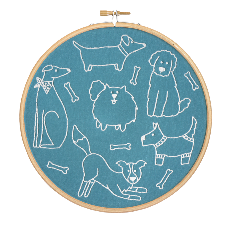 Dandy Dogs Embroidery Kit-Embroidery-Hawthorn Handmade-Acorns & Twigs