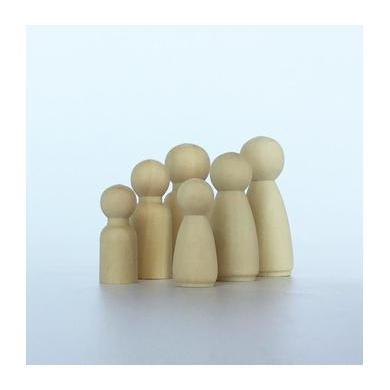 Peg Doll Mom 1.8"-Toys-Acorns & Twigs-Acorns & Twigs