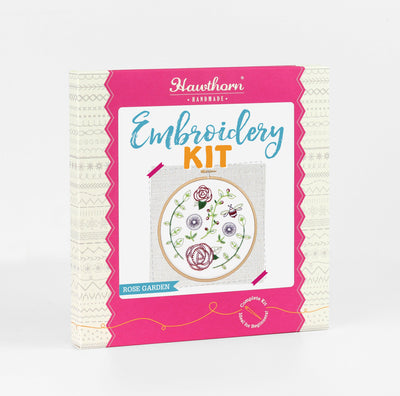 Rose Garden Embroidery Kit-Embroidery-Hawthorn Handmade-Acorns & Twigs