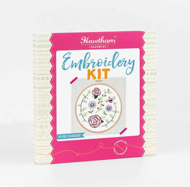 Rose Garden Embroidery Kit-Embroidery-Hawthorn Handmade-Acorns & Twigs