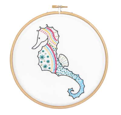 Seahorse Embroidery Kit-Embroidery-Hawthorn Handmade-Acorns & Twigs